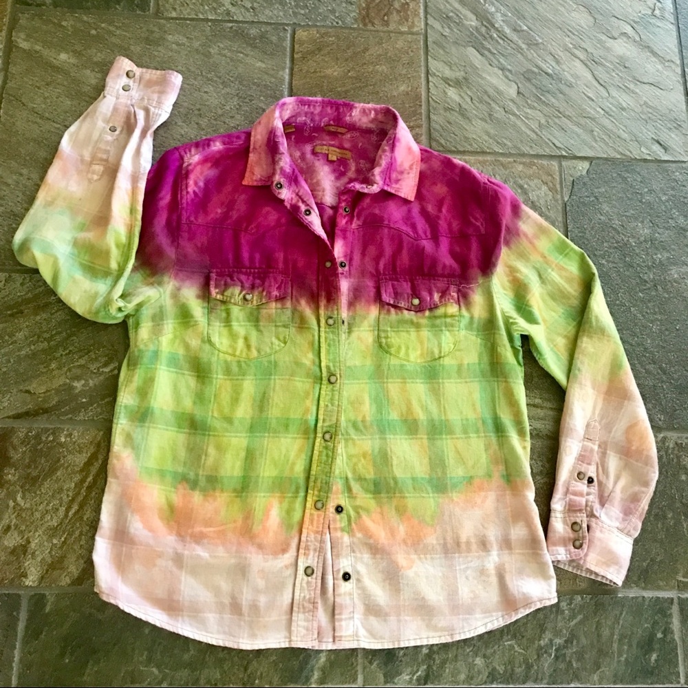 Tie Dye DIY shirt handmade size large